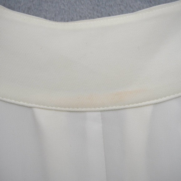 REISS Livvy Open Back Midi Dress Size 6 White Sleeveless Mock Neck 0152 - Picture 13 of 16